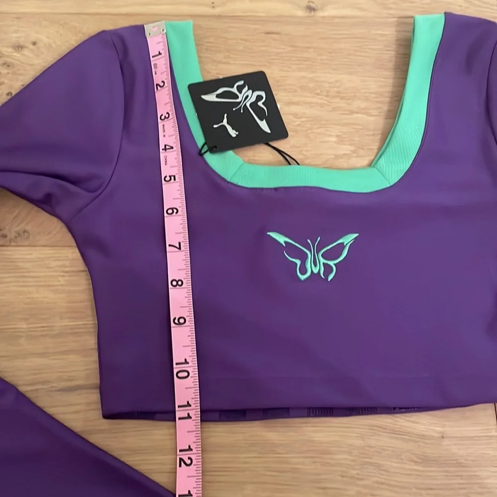 PUMA x Dua Lipa Crop Top Style Activewear Top, size XS - Picture 12 of 13